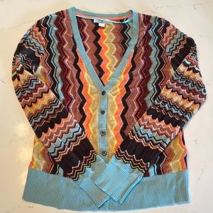 Missoni for Target 20th Anniversary Signature Pattern Medium Cadigan Sweater